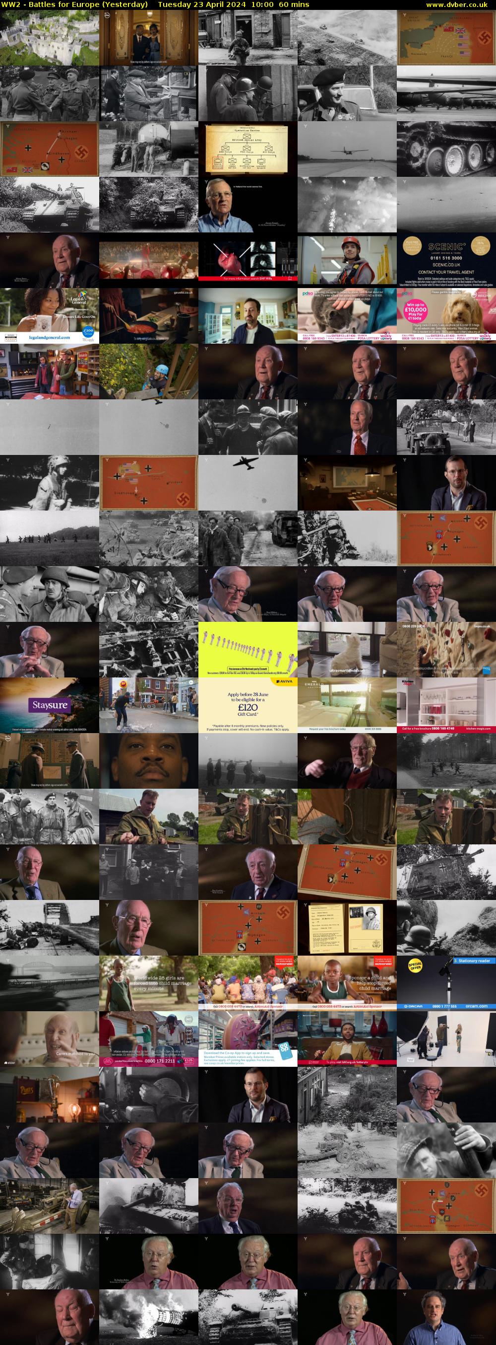 WW2 - Battles for Europe (Yesterday) Tuesday 23 April 2024 10:00 - 11:00