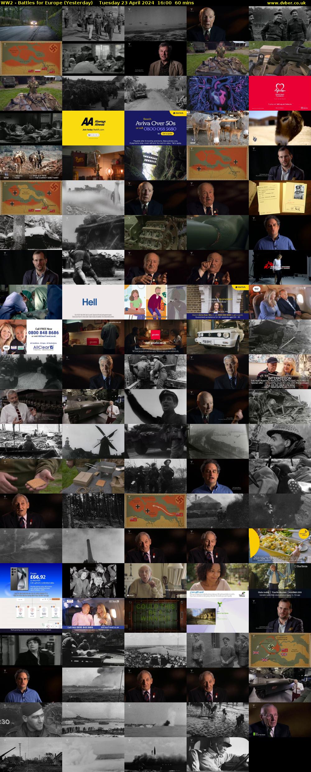 WW2 - Battles for Europe (Yesterday) Tuesday 23 April 2024 16:00 - 17:00