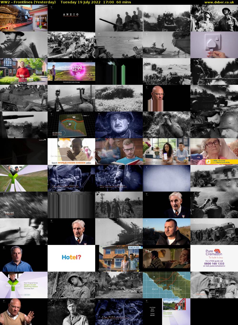WW2 - Frontlines (Yesterday) Tuesday 19 July 2022 17:00 - 18:00