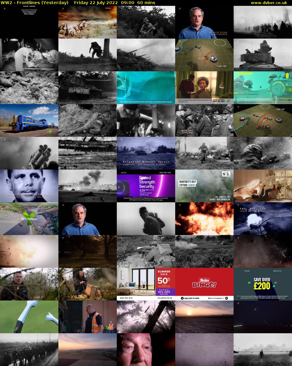 WW2 - Frontlines (Yesterday) Friday 22 July 2022 09:00 - 10:00