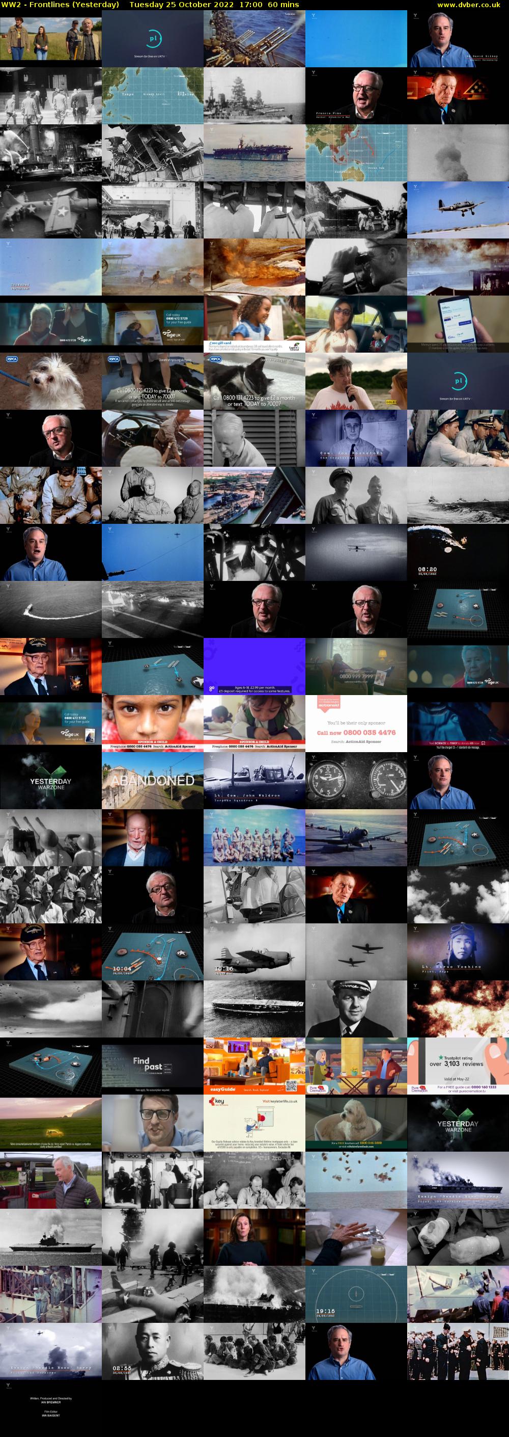 WW2 - Frontlines (Yesterday) Tuesday 25 October 2022 17:00 - 18:00