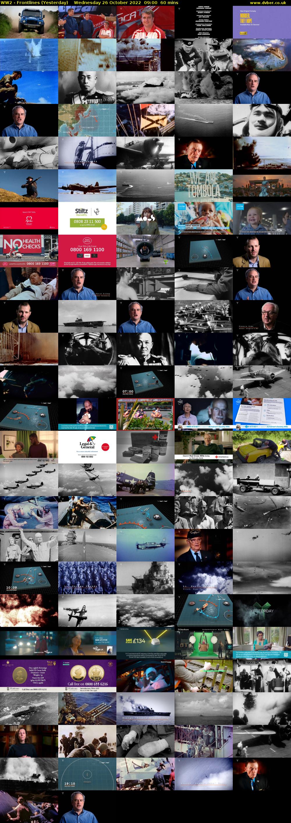 WW2 - Frontlines (Yesterday) Wednesday 26 October 2022 09:00 - 10:00