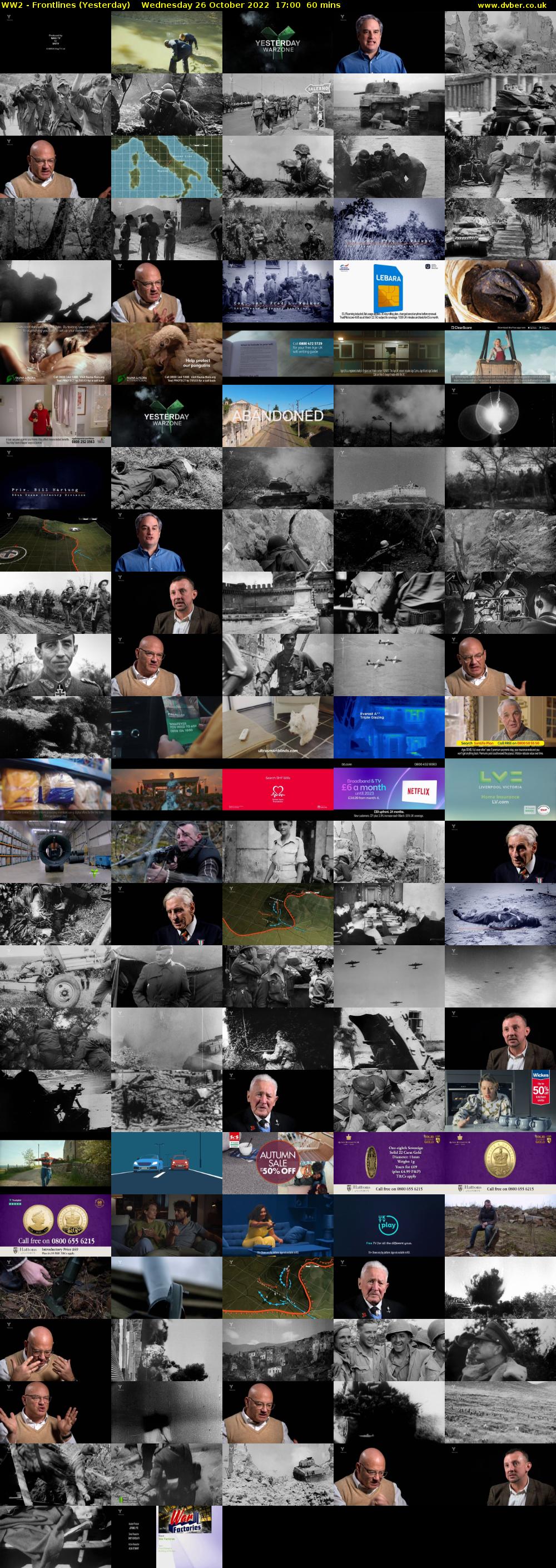 WW2 - Frontlines (Yesterday) Wednesday 26 October 2022 17:00 - 18:00