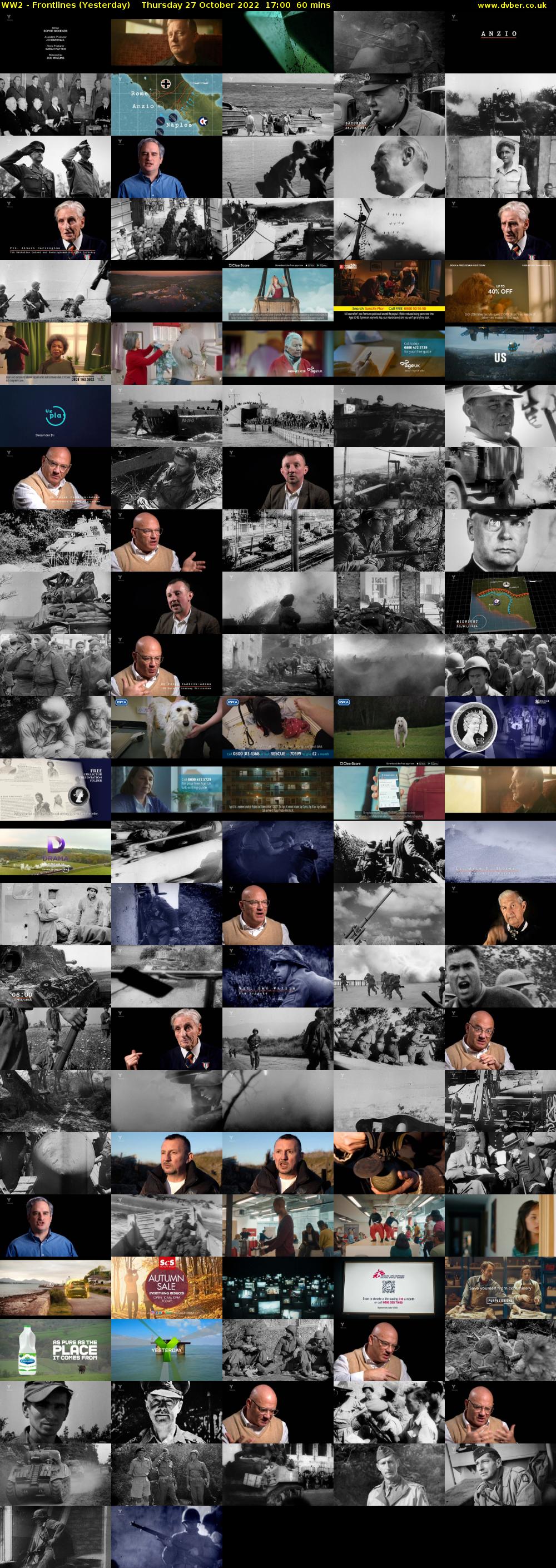 WW2 - Frontlines (Yesterday) Thursday 27 October 2022 17:00 - 18:00