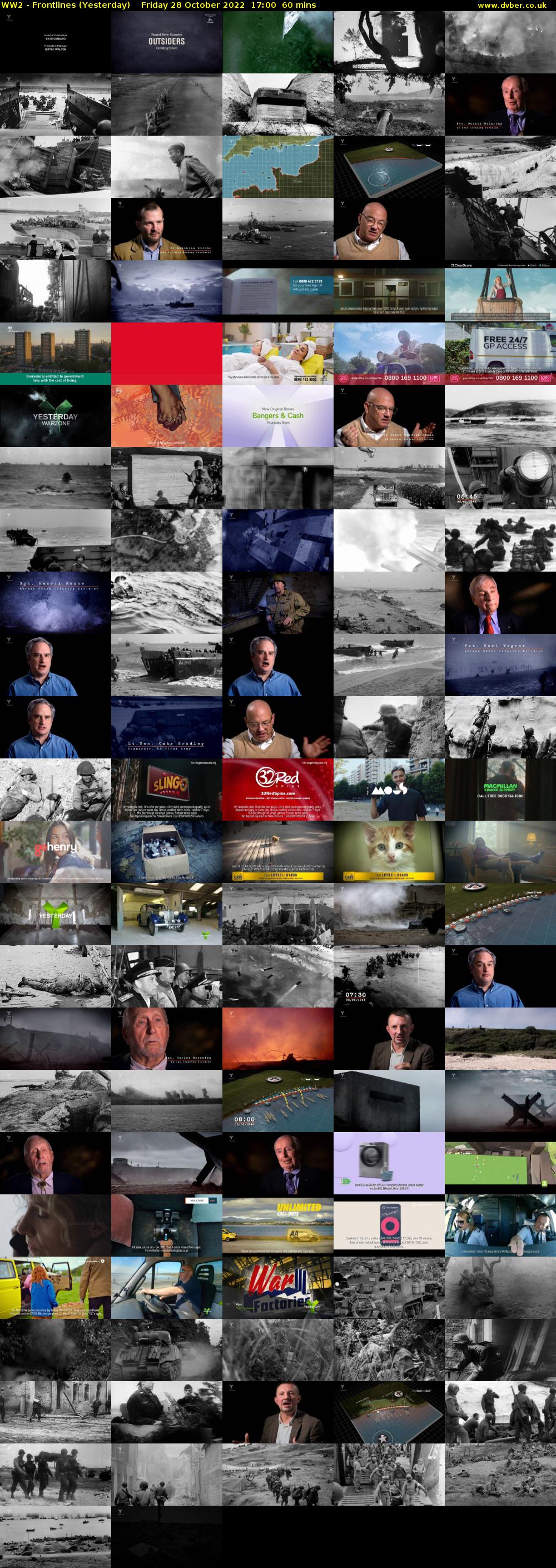 WW2 - Frontlines (Yesterday) Friday 28 October 2022 17:00 - 18:00