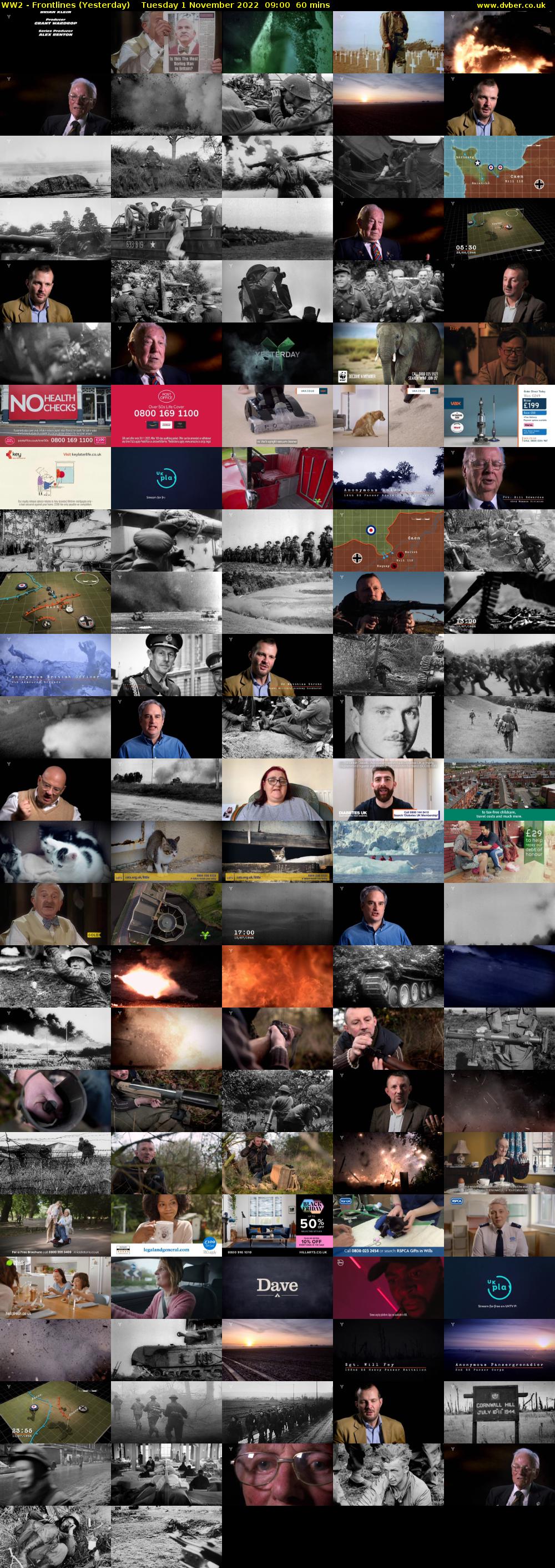 WW2 - Frontlines (Yesterday) Tuesday 1 November 2022 09:00 - 10:00