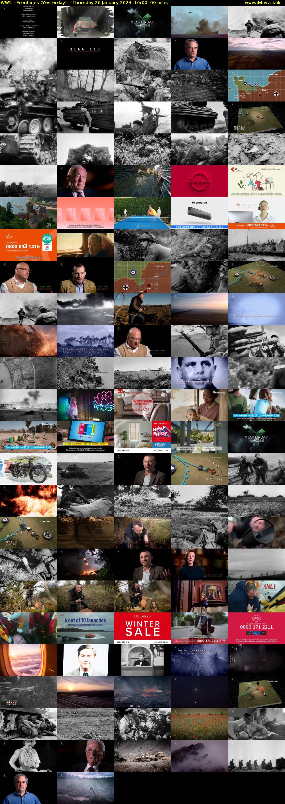 WW2 - Frontlines (Yesterday) Thursday 26 January 2023 16:00 - 17:00