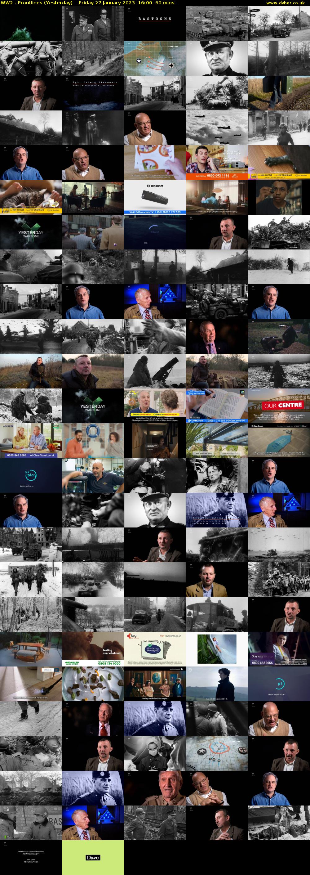 WW2 - Frontlines (Yesterday) Friday 27 January 2023 16:00 - 17:00