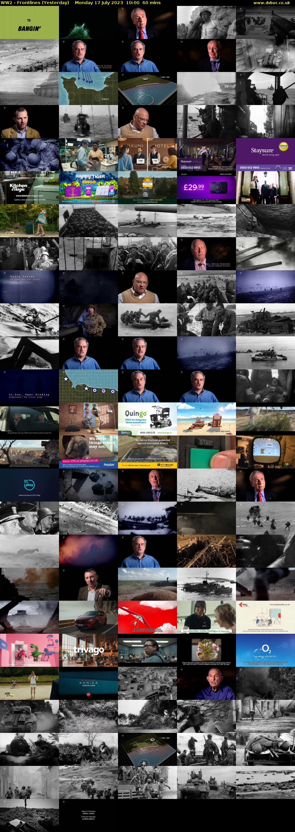 WW2 - Frontlines (Yesterday) Monday 17 July 2023 10:00 - 11:00