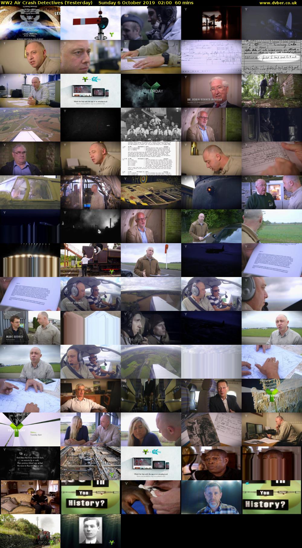 WW2 Air Crash Detectives (Yesterday) Sunday 6 October 2019 02:00 - 03:00