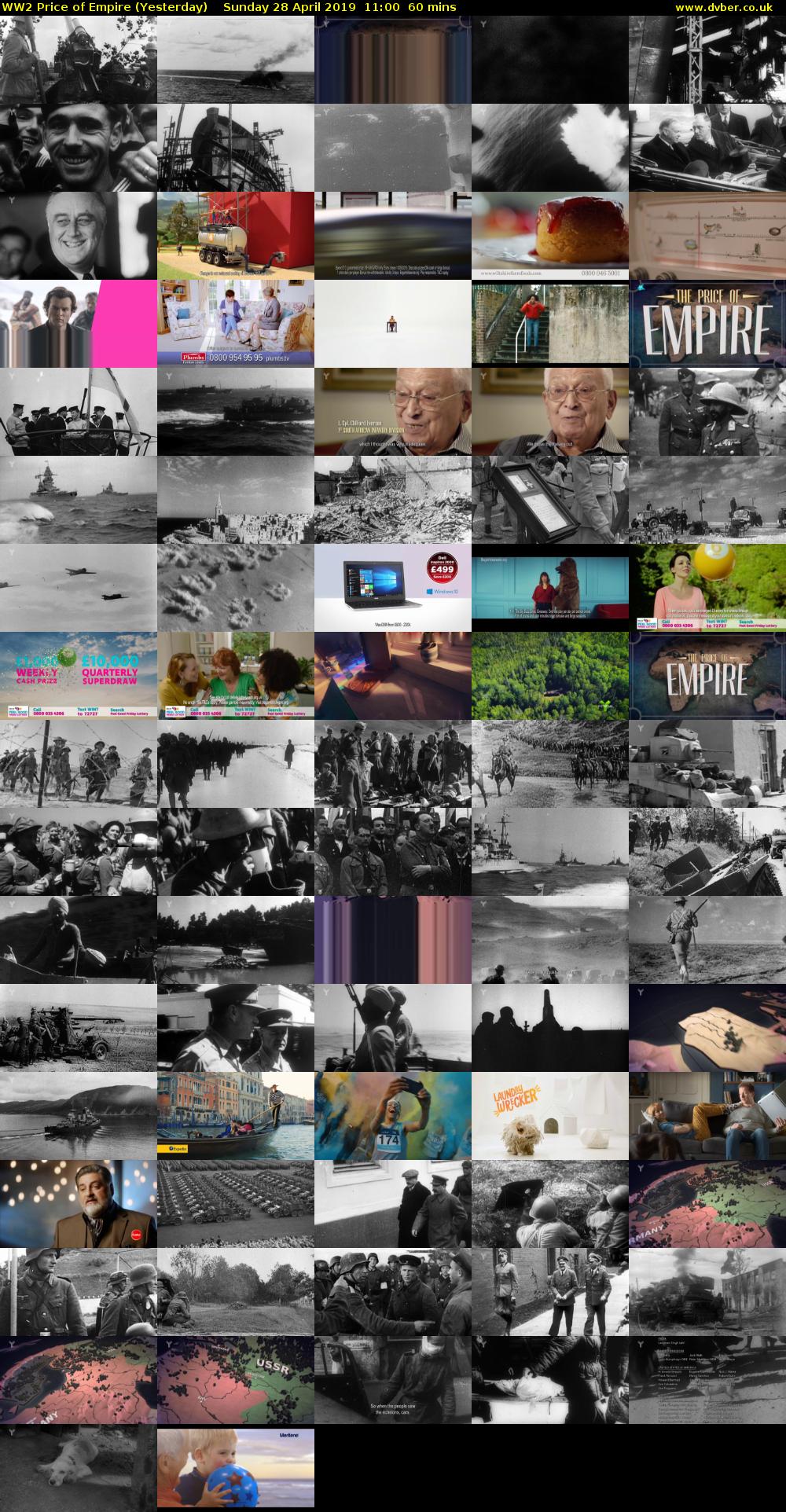 WW2 Price of Empire (Yesterday) Sunday 28 April 2019 11:00 - 12:00