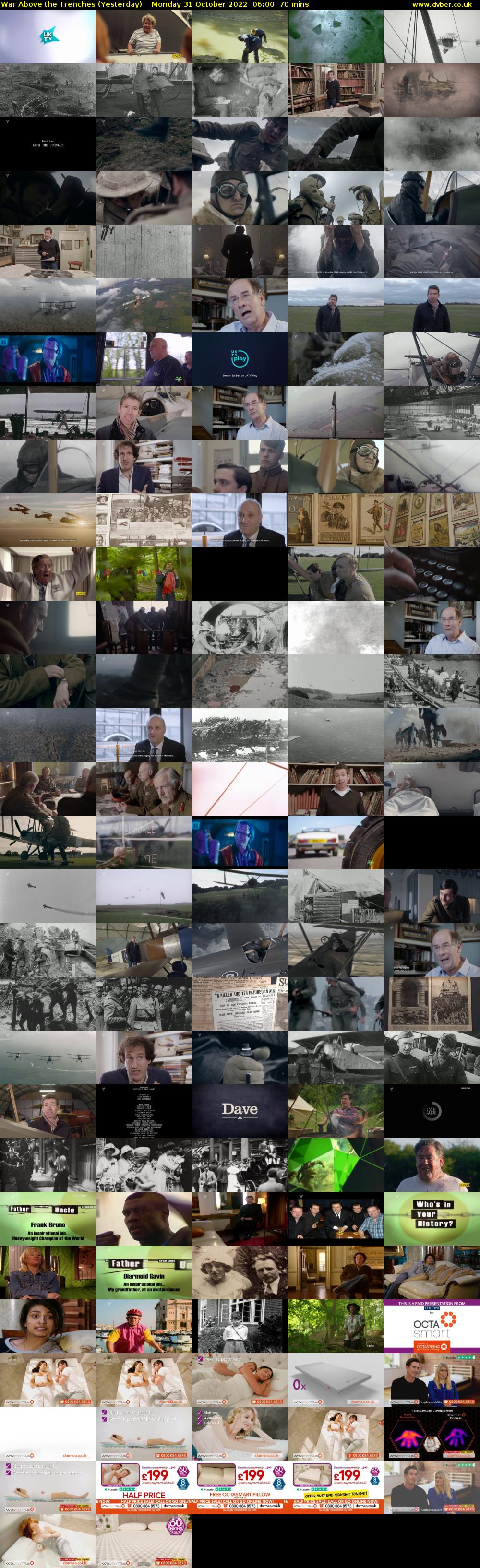 War Above the Trenches (Yesterday) Monday 31 October 2022 06:00 - 07:10