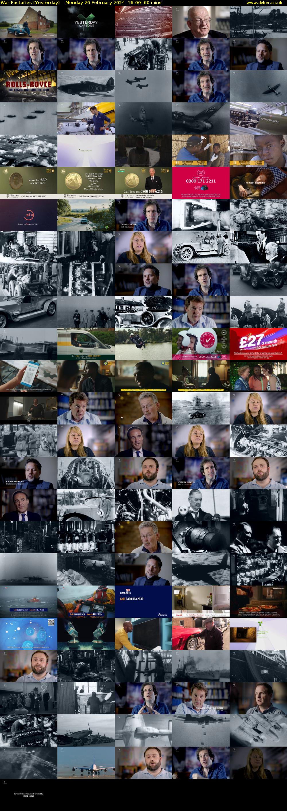 War Factories (Yesterday) Monday 26 February 2024 16:00 - 17:00