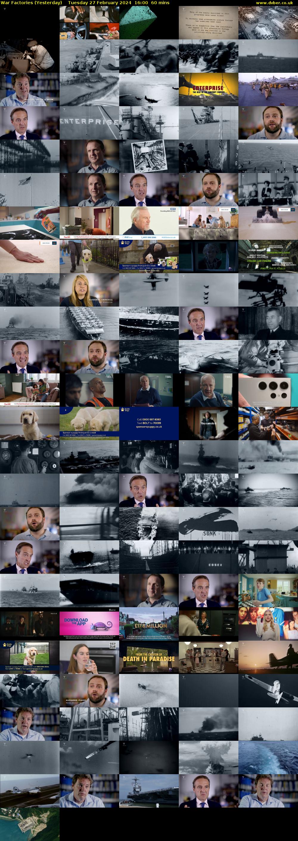 War Factories (Yesterday) Tuesday 27 February 2024 16:00 - 17:00