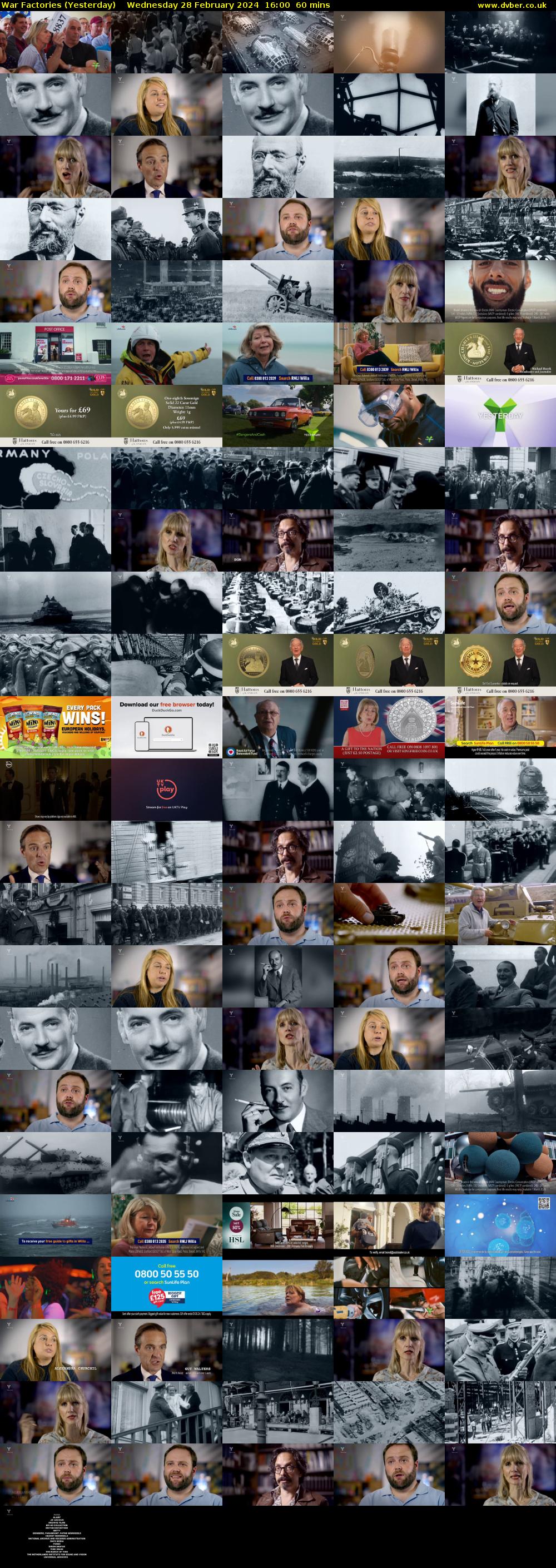 War Factories (Yesterday) Wednesday 28 February 2024 16:00 - 17:00