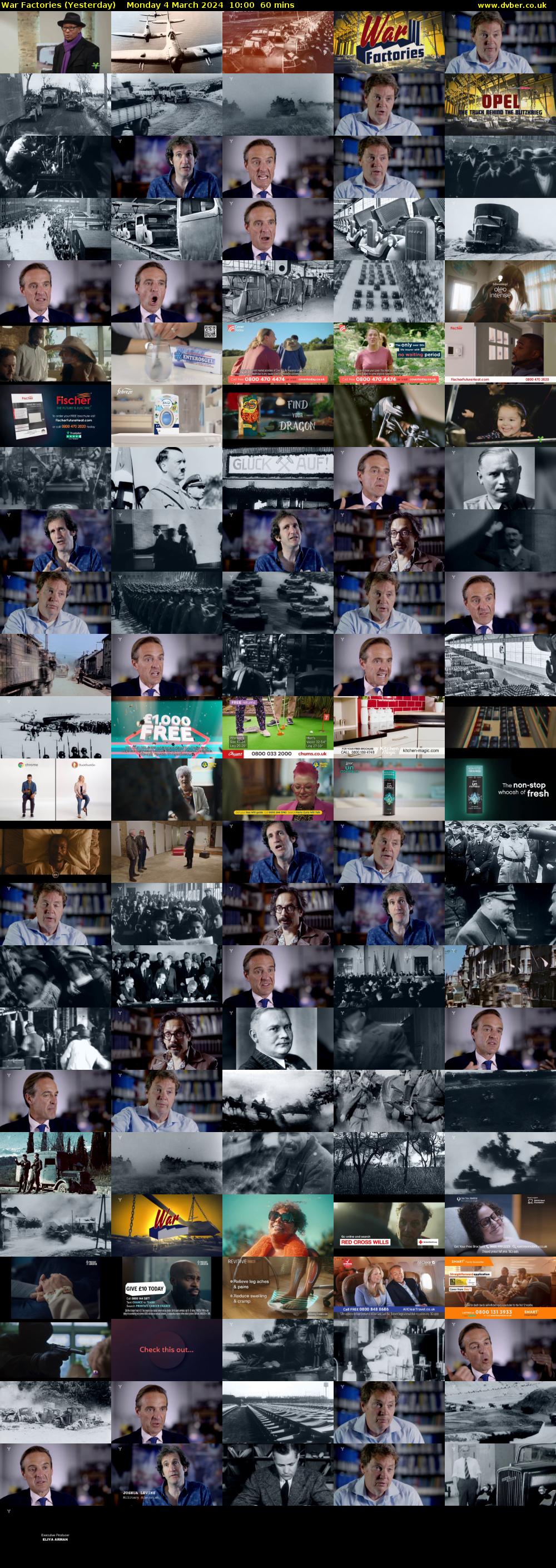War Factories (Yesterday) Monday 4 March 2024 10:00 - 11:00
