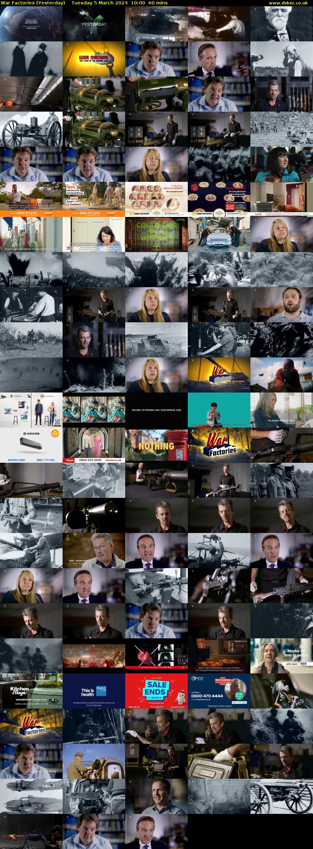 War Factories (Yesterday) Tuesday 5 March 2024 10:00 - 11:00
