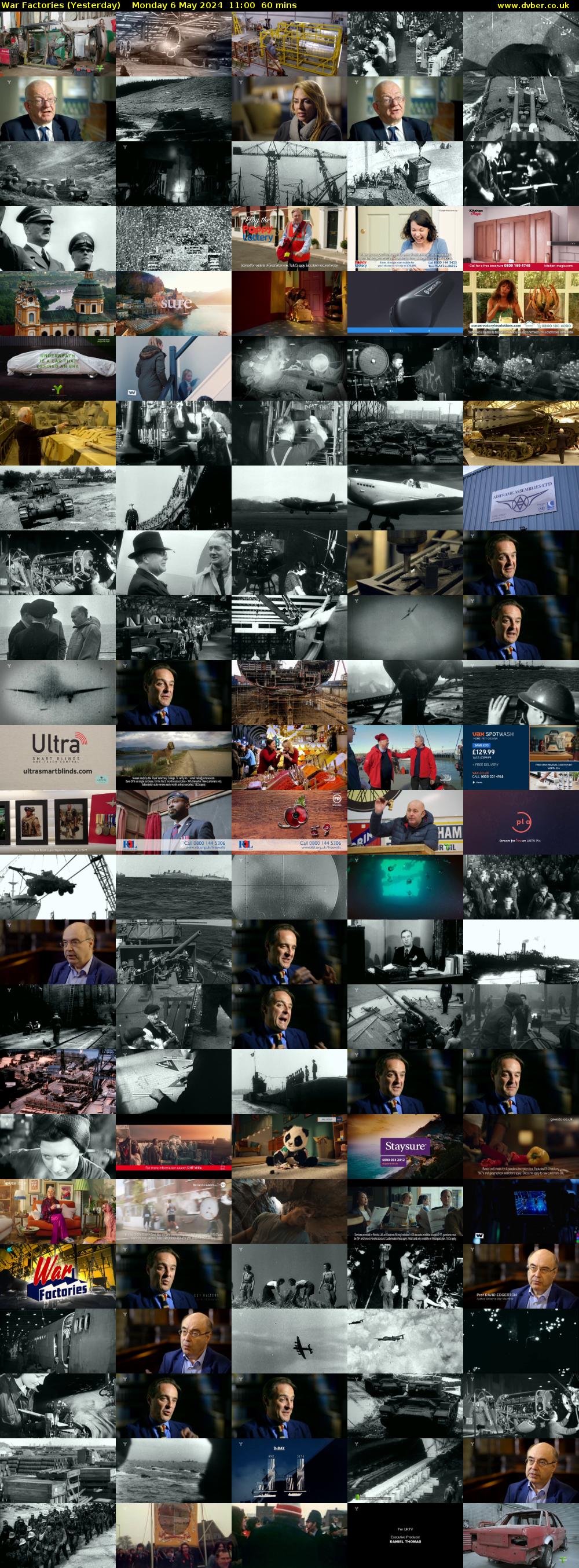 War Factories (Yesterday) Monday 6 May 2024 11:00 - 12:00