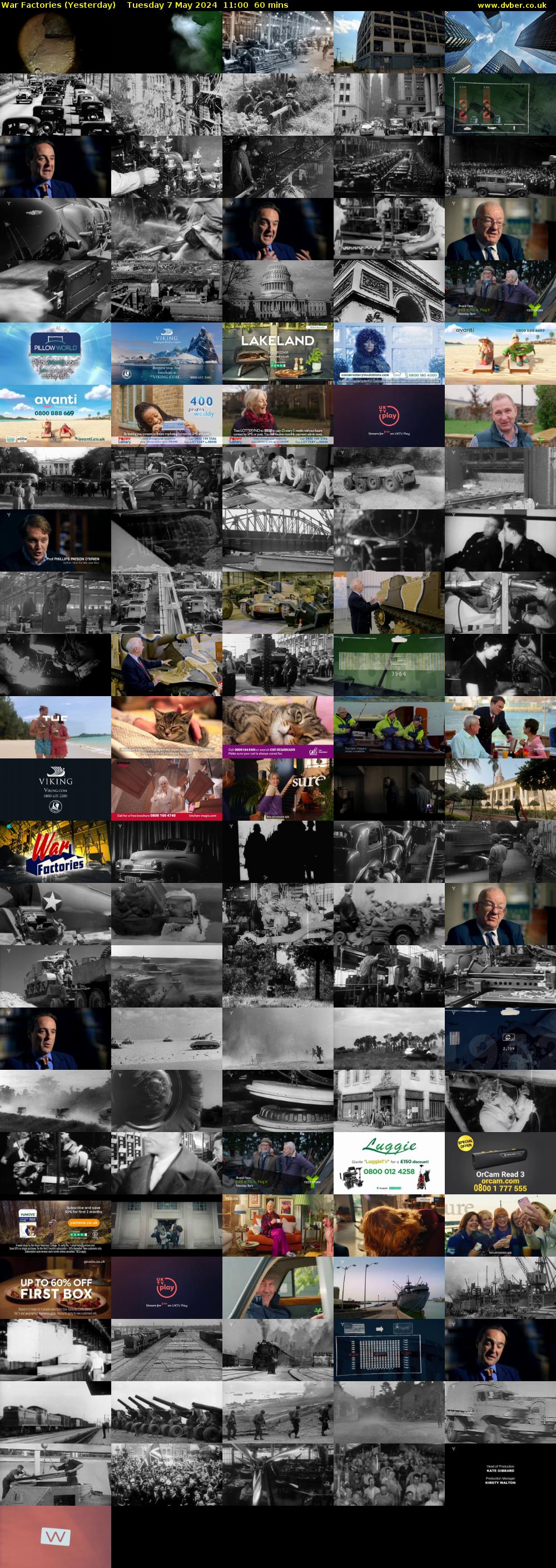 War Factories (Yesterday) Tuesday 7 May 2024 11:00 - 12:00