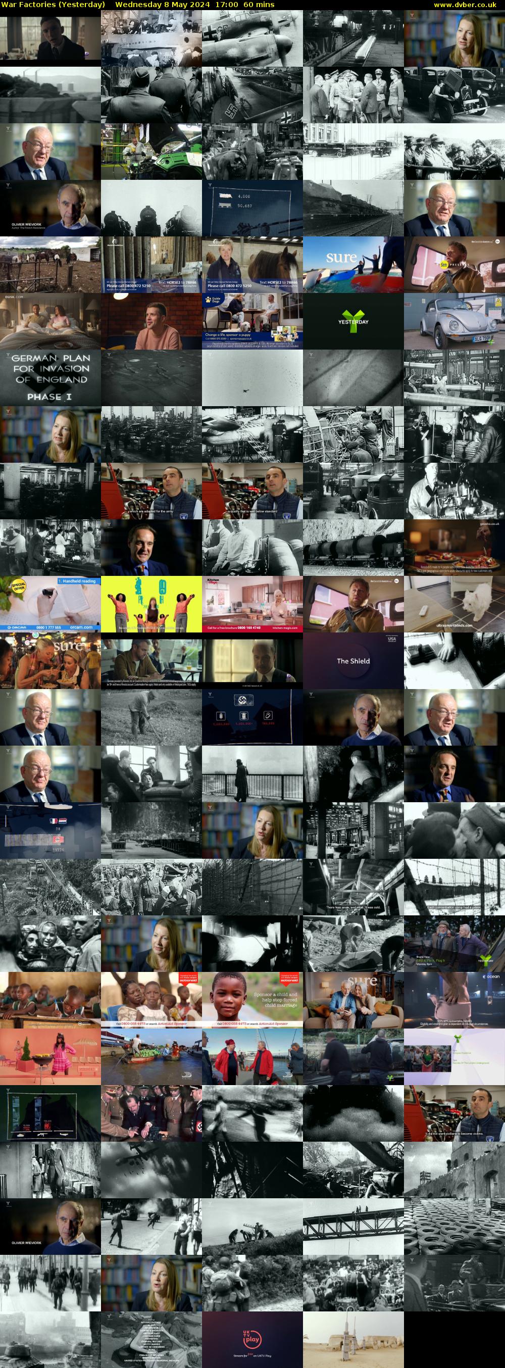 War Factories (Yesterday) Wednesday 8 May 2024 17:00 - 18:00