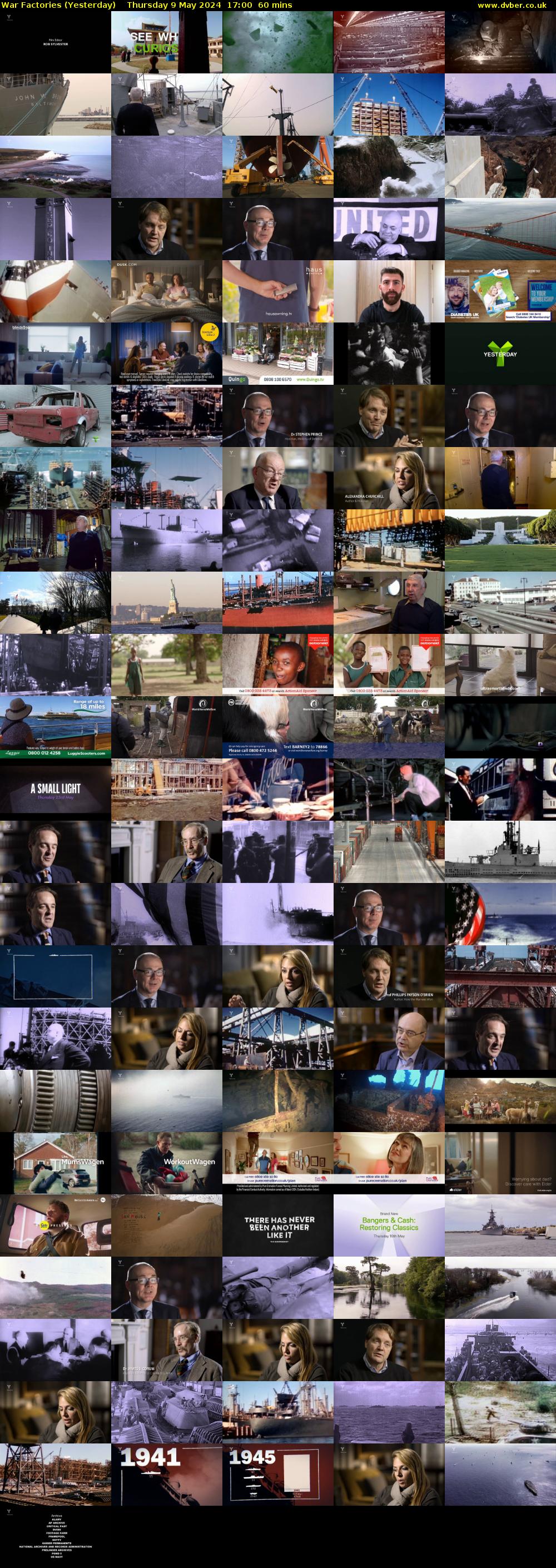 War Factories (Yesterday) Thursday 9 May 2024 17:00 - 18:00