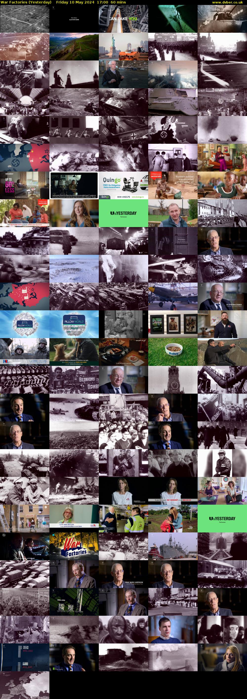 War Factories (Yesterday) Friday 10 May 2024 17:00 - 18:00