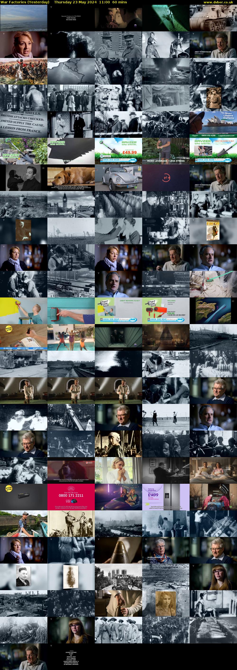 War Factories (Yesterday) Thursday 23 May 2024 11:00 - 12:00