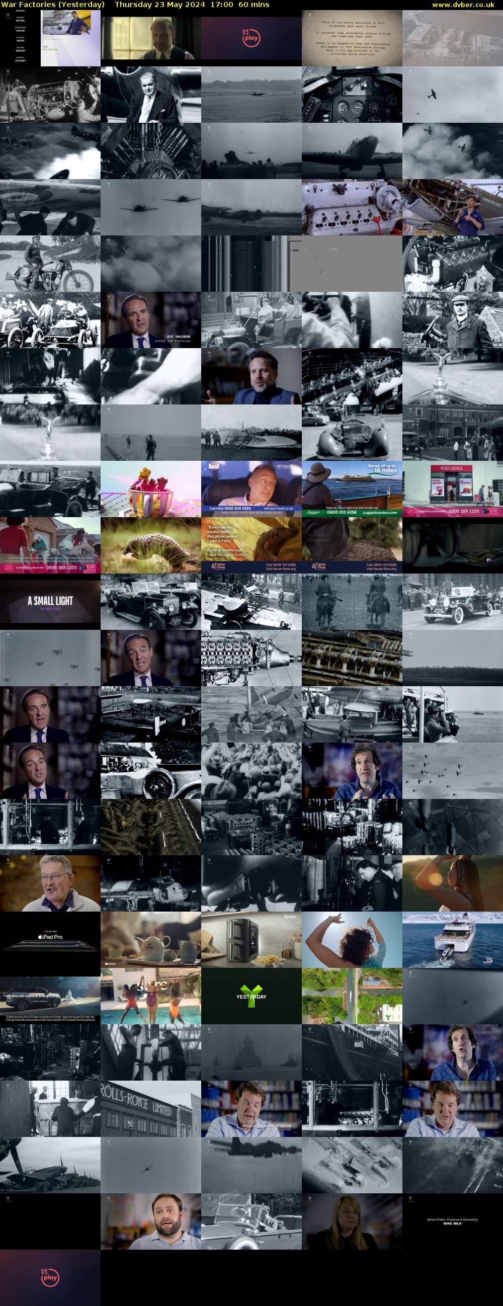 War Factories (Yesterday) Thursday 23 May 2024 17:00 - 18:00
