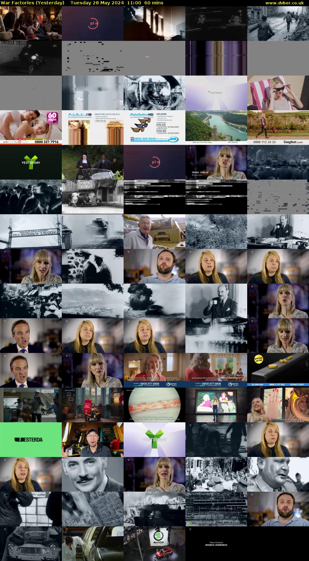 War Factories (Yesterday) Tuesday 28 May 2024 11:00 - 12:00