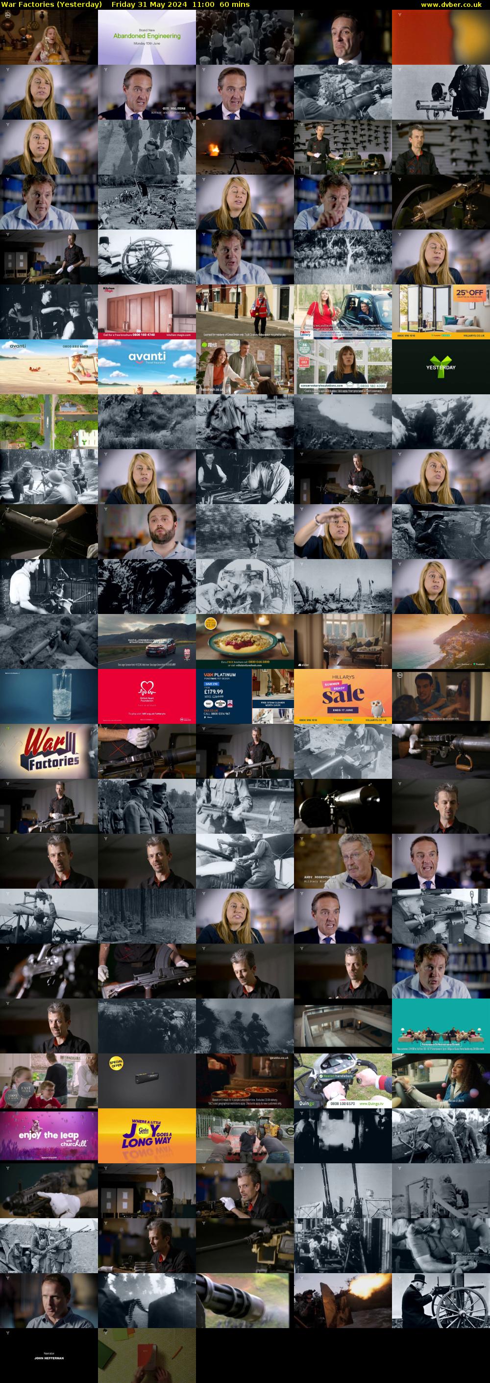 War Factories (Yesterday) Friday 31 May 2024 11:00 - 12:00