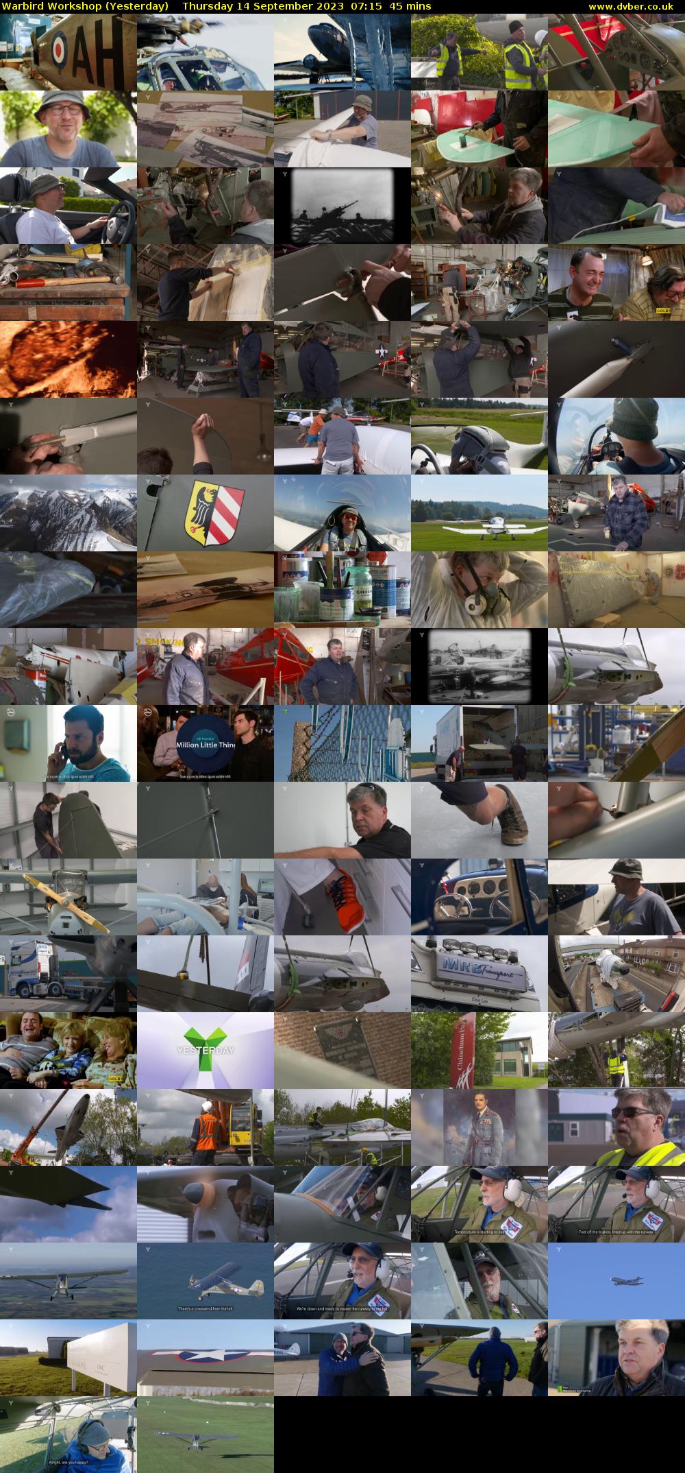 Warbird Workshop (Yesterday) Thursday 14 September 2023 07:15 - 08:00