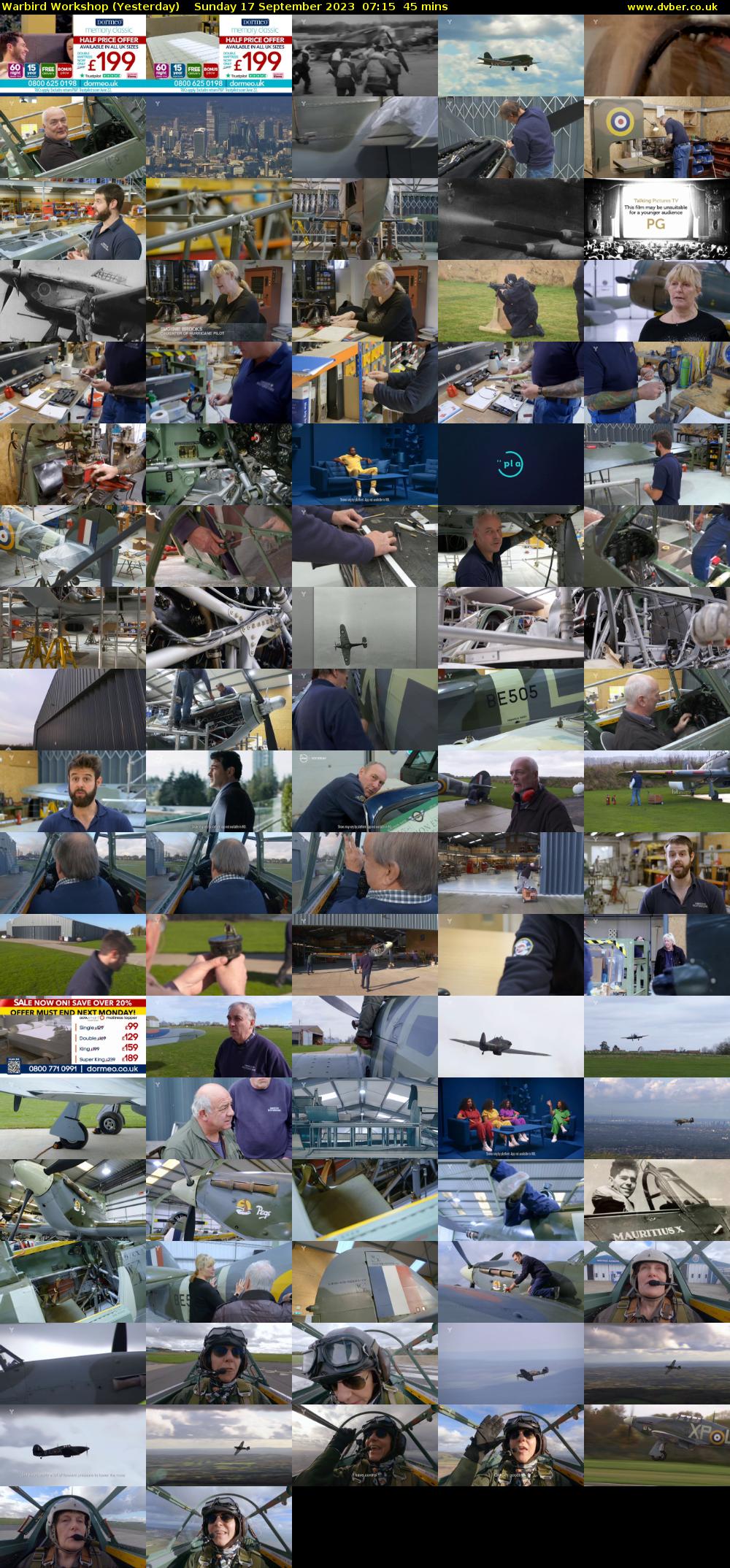 Warbird Workshop (Yesterday) Sunday 17 September 2023 07:15 - 08:00