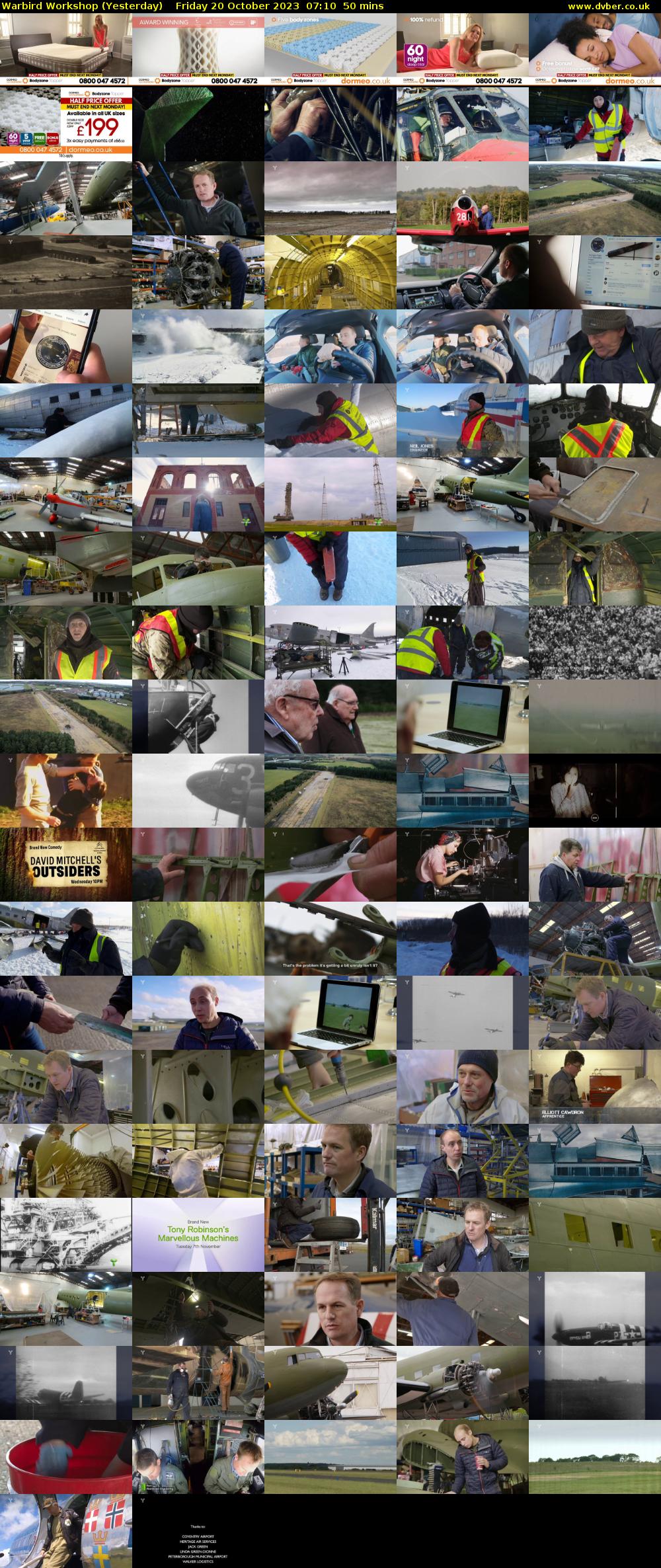 Warbird Workshop (Yesterday) Friday 20 October 2023 07:10 - 08:00