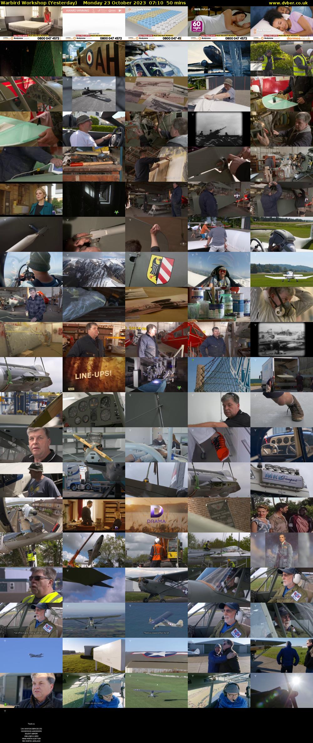 Warbird Workshop (Yesterday) Monday 23 October 2023 07:10 - 08:00