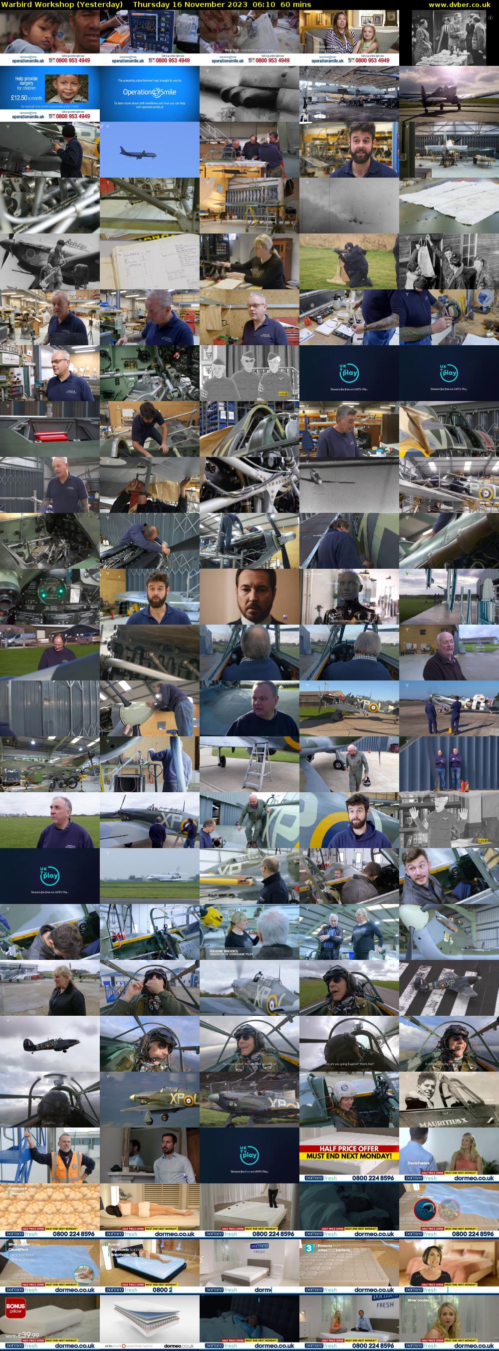 Warbird Workshop (Yesterday) Thursday 16 November 2023 06:10 - 07:10
