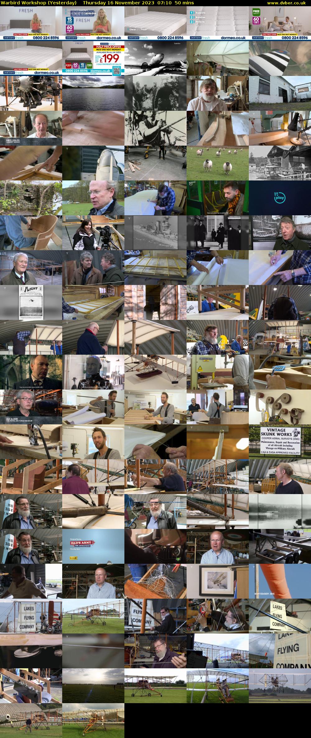 Warbird Workshop (Yesterday) Thursday 16 November 2023 07:10 - 08:00