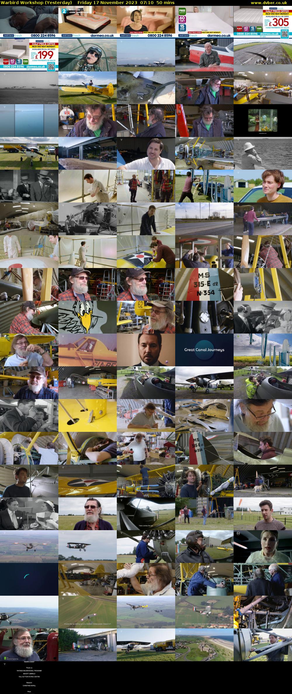 Warbird Workshop (Yesterday) Friday 17 November 2023 07:10 - 08:00