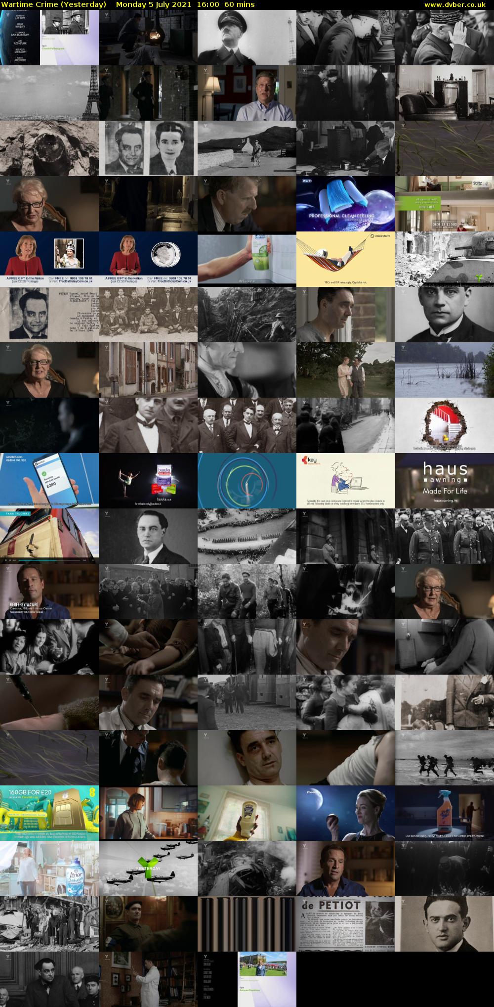 Wartime Crime (Yesterday) Monday 5 July 2021 16:00 - 17:00