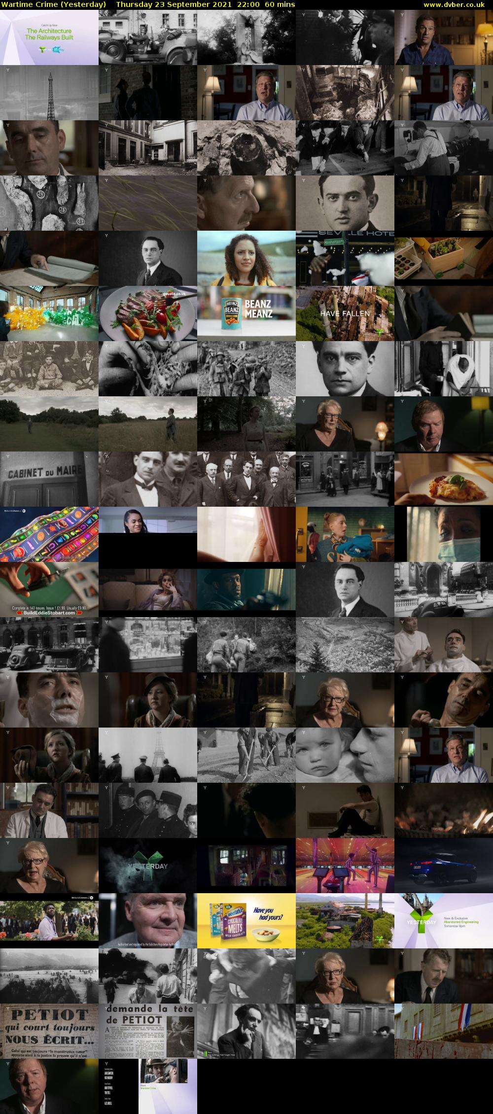 Wartime Crime (Yesterday) Thursday 23 September 2021 22:00 - 23:00