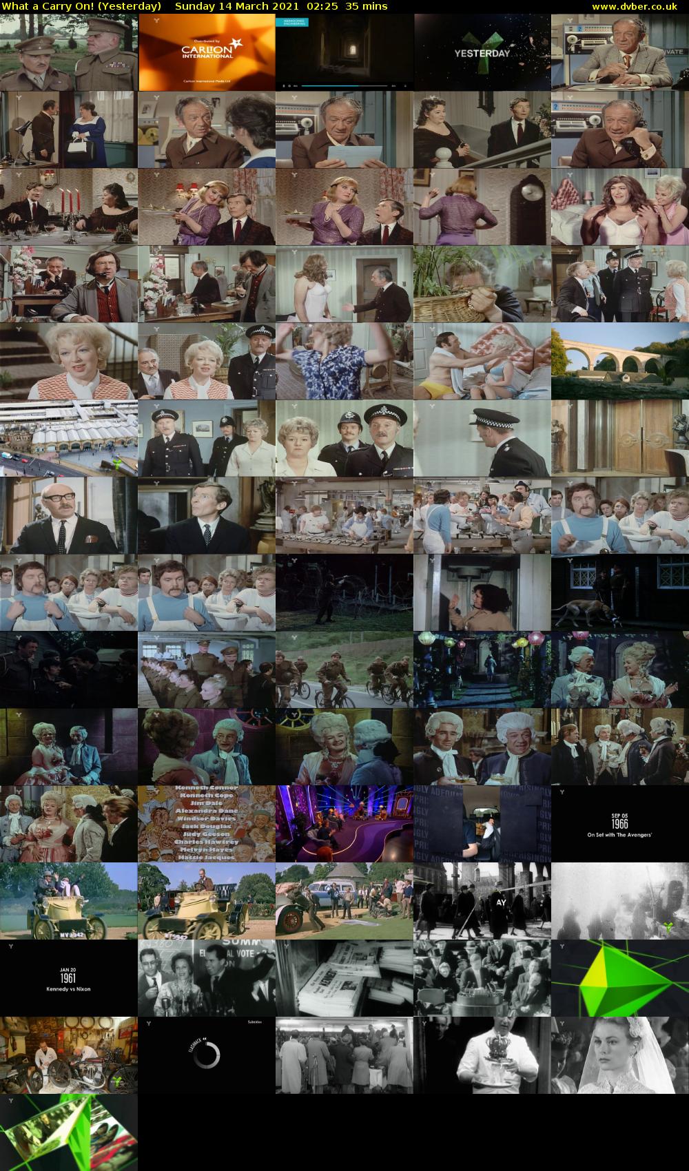 What a Carry On! (Yesterday) Sunday 14 March 2021 02:25 - 03:00