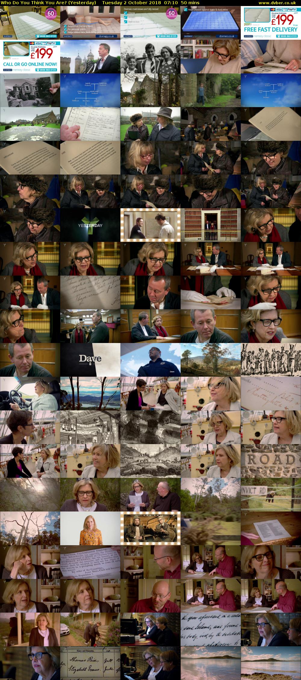 Who Do You Think You Are? (Yesterday) Tuesday 2 October 2018 07:10 - 08:00