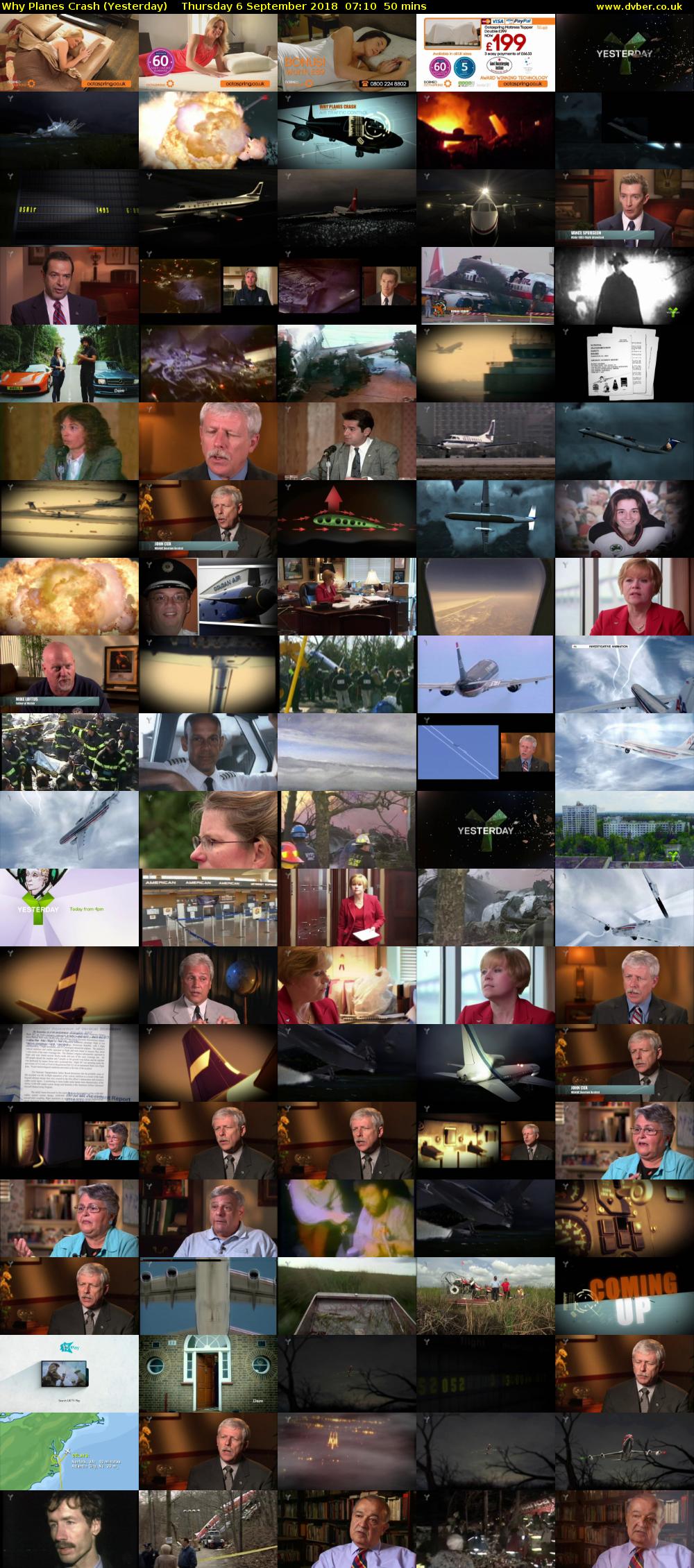 Why Planes Crash (Yesterday) Thursday 6 September 2018 07:10 - 08:00