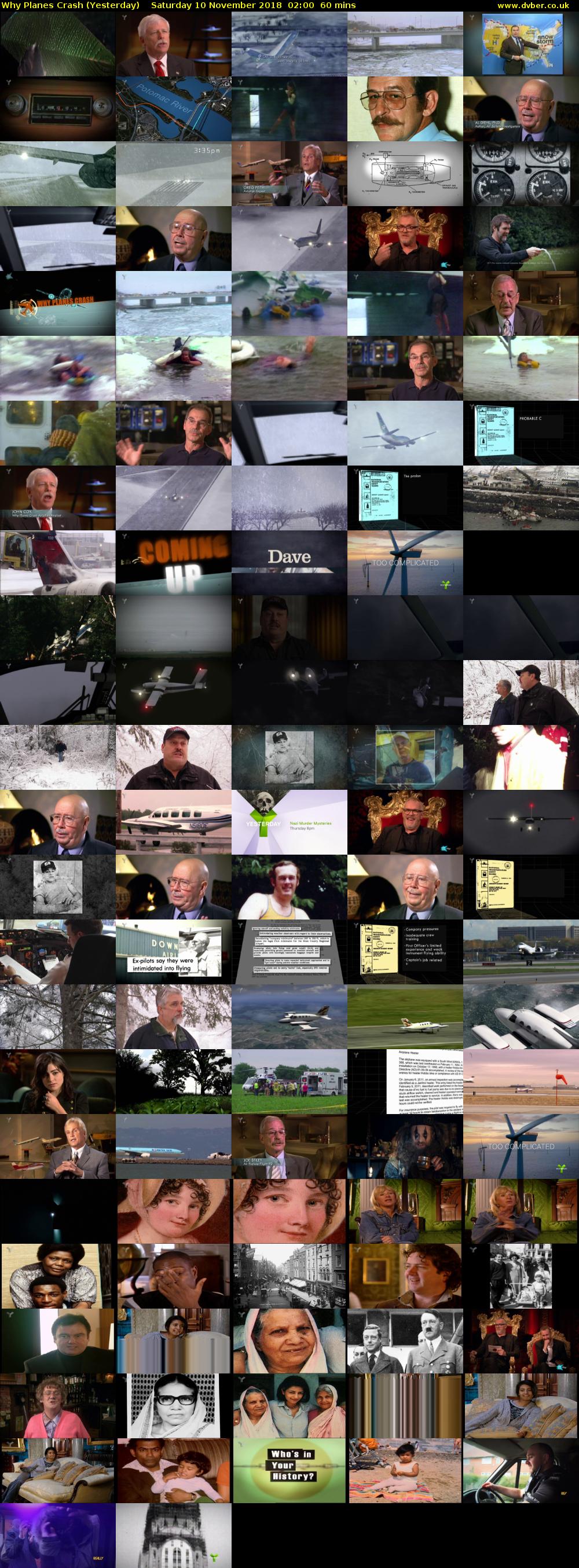 Why Planes Crash (Yesterday) Saturday 10 November 2018 02:00 - 03:00