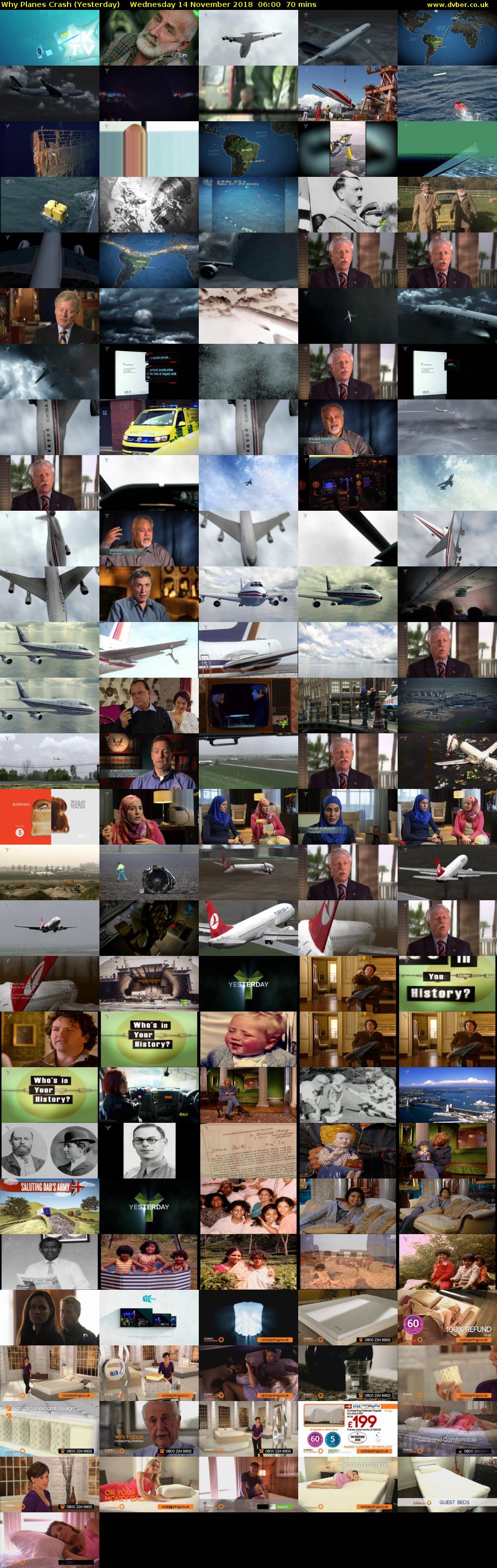 Why Planes Crash (Yesterday) Wednesday 14 November 2018 06:00 - 07:10