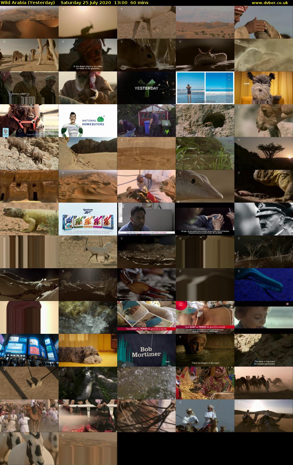 Wild Arabia (Yesterday) Saturday 25 July 2020 13:00 - 14:00
