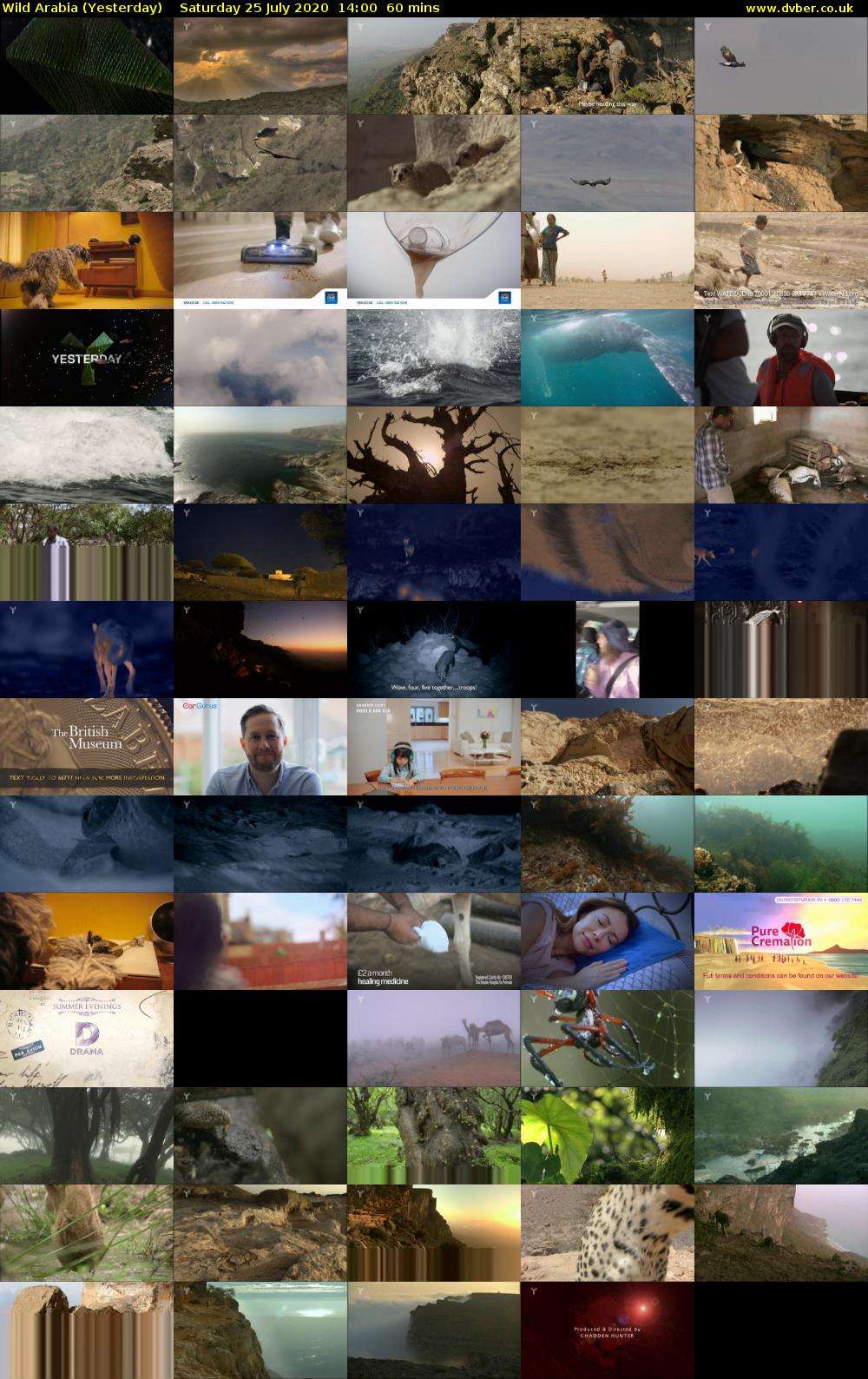 Wild Arabia (Yesterday) Saturday 25 July 2020 14:00 - 15:00