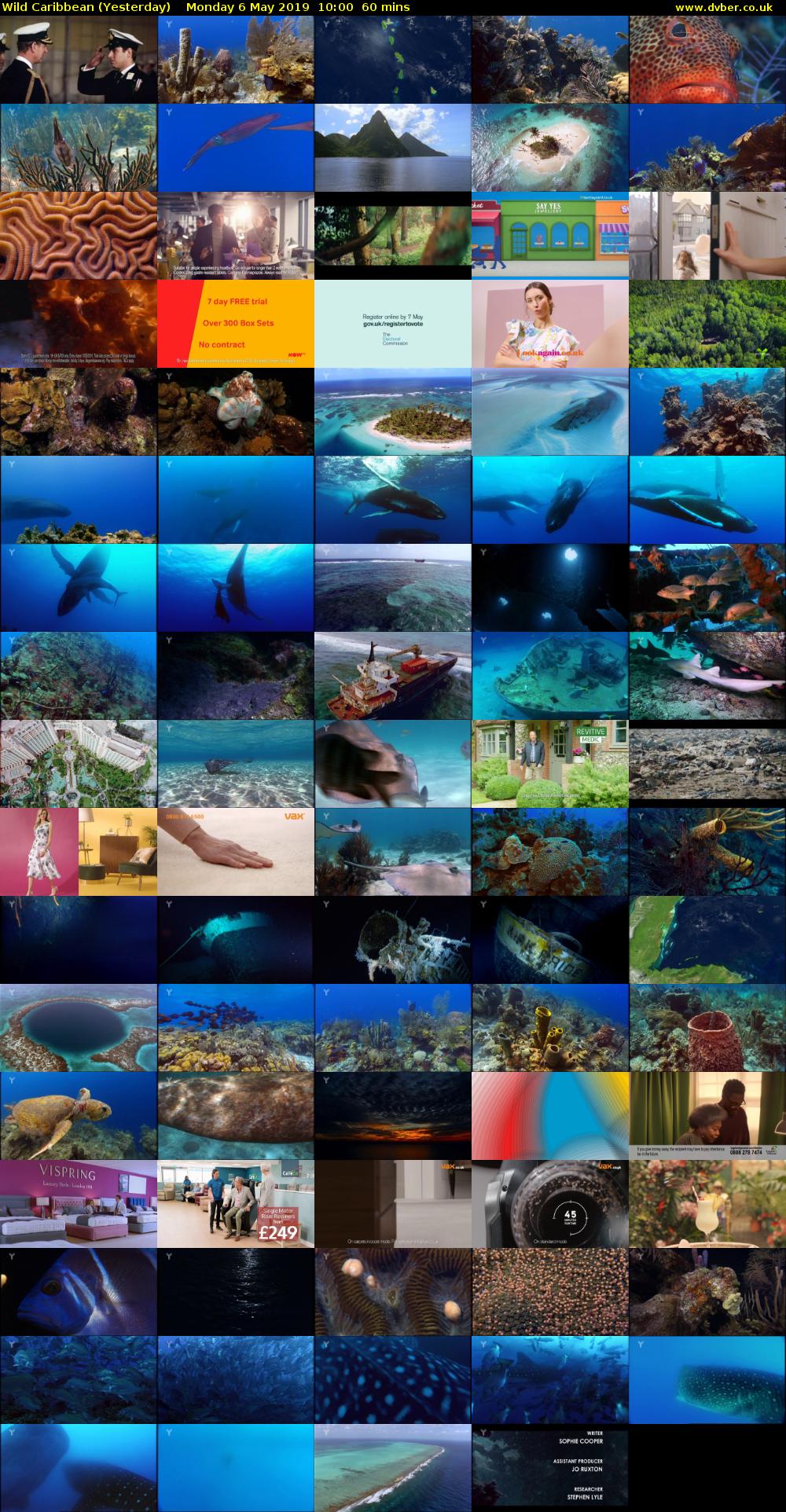 Wild Caribbean (Yesterday) Monday 6 May 2019 10:00 - 11:00