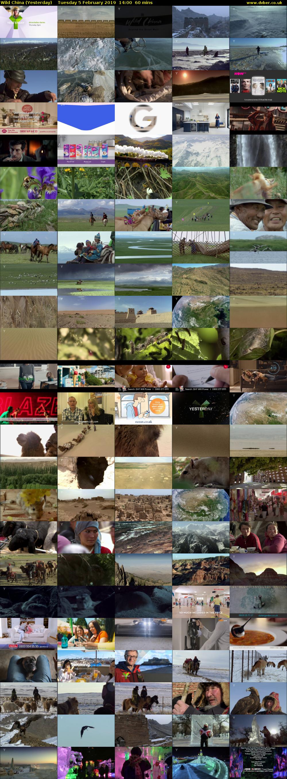 Wild China (Yesterday) Tuesday 5 February 2019 14:00 - 15:00