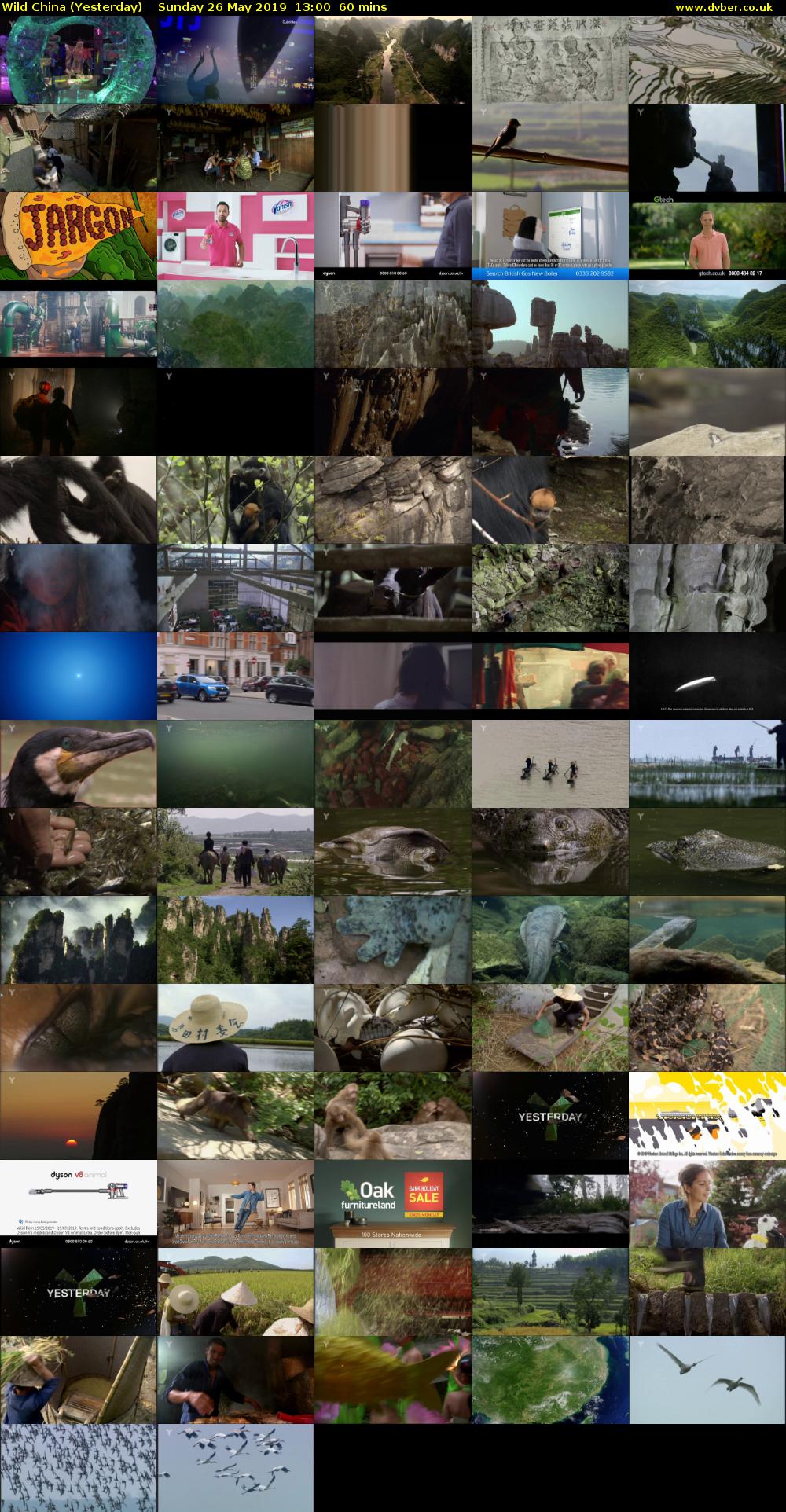 Wild China (Yesterday) Sunday 26 May 2019 13:00 - 14:00
