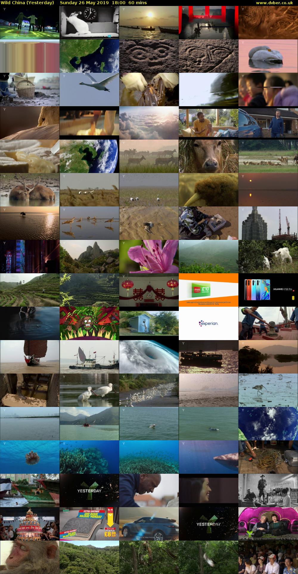 Wild China (Yesterday) Sunday 26 May 2019 18:00 - 19:00